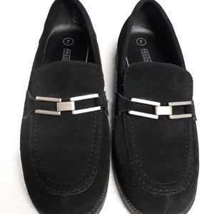 Predictions Black Suede Loafers